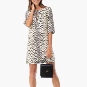 Emerson Fry London Mini dress linen leopard